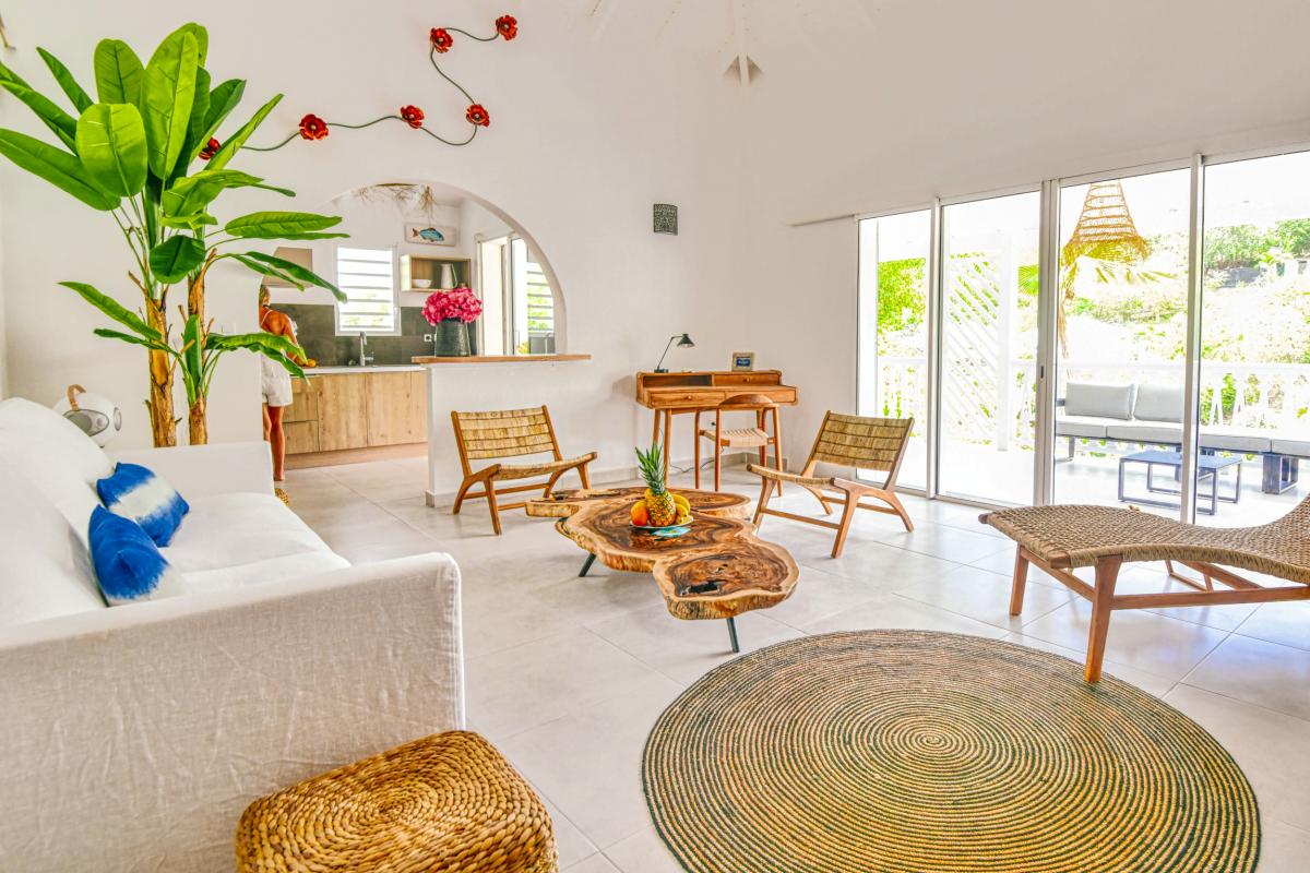 A louer villa Baie Orientale Saint Martin_ Salon - 7